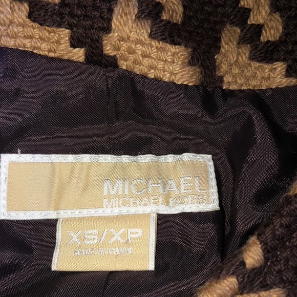 🥠MICHAEL KORS🥠CROPPED TWEED HERRINGBONE JACKET🥠 - Picture 7 of 8